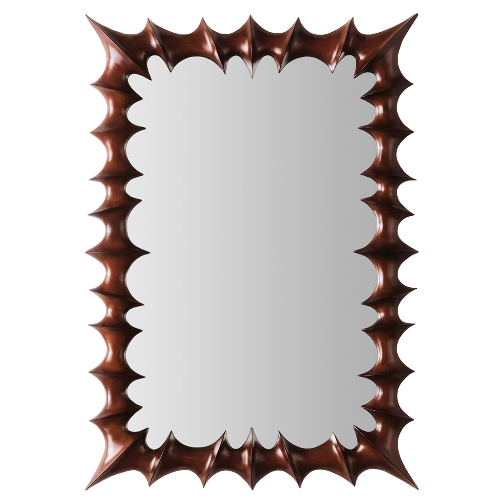 Brutalist Small Mirror - Natural