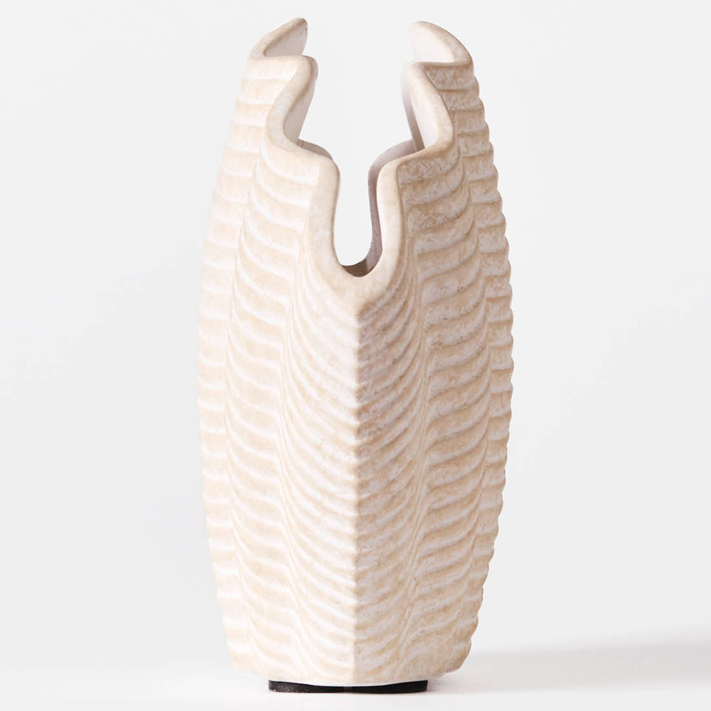 Concha Shell Medium Vase - White