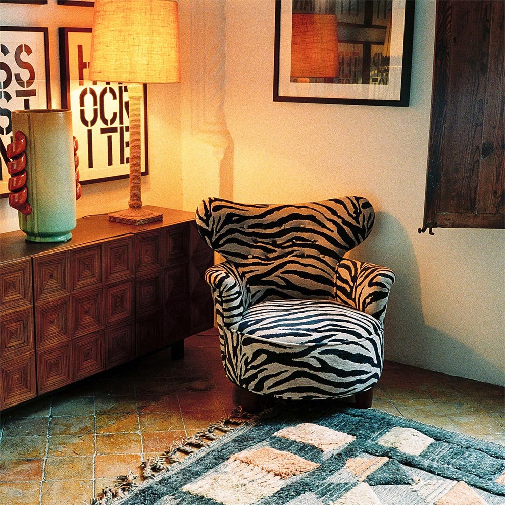 Elias Armchair - Zebra