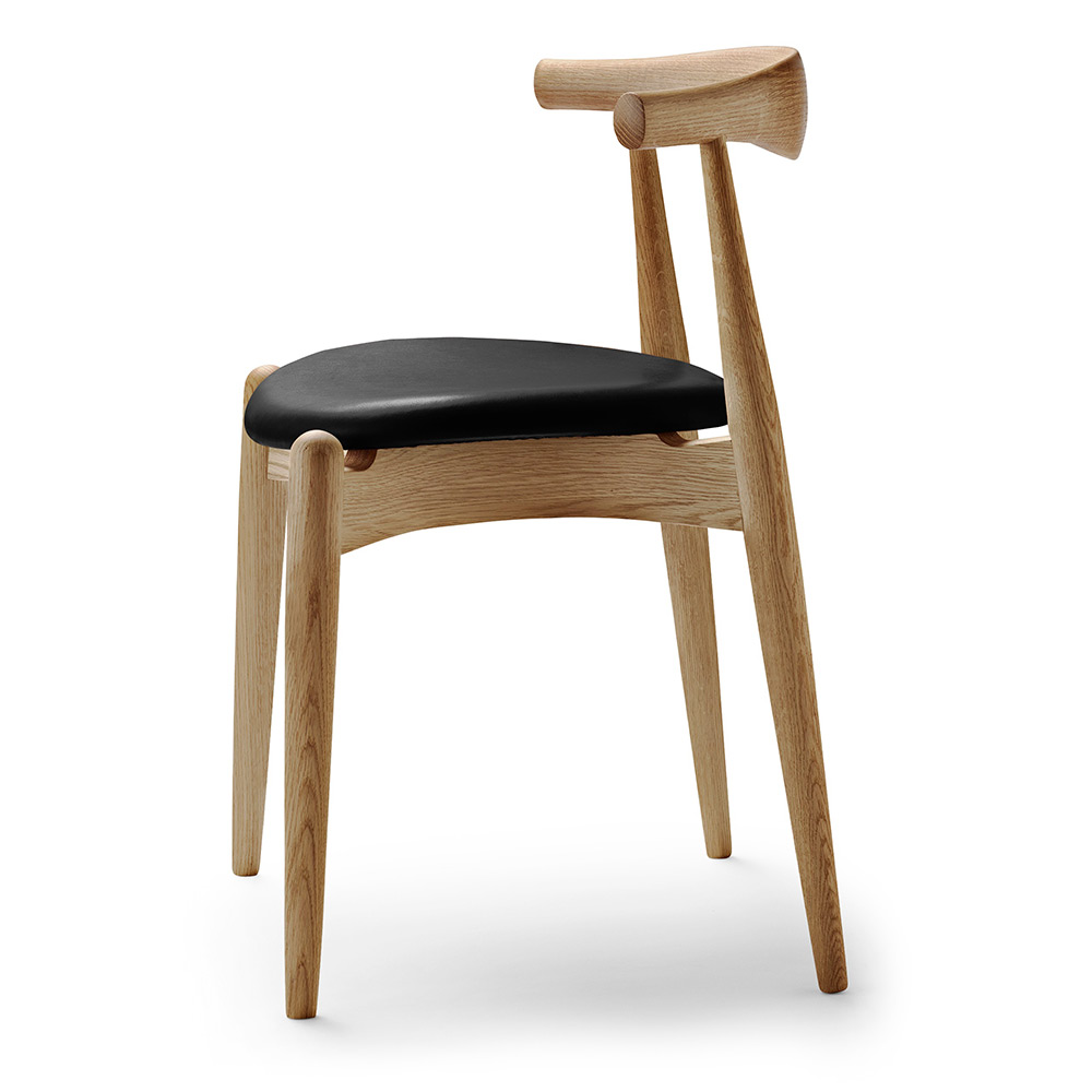 FALL DINING SALE UP TO 30% OFF CH20 Elbow Dining Chair - Leather Thor 301, Oak Oil