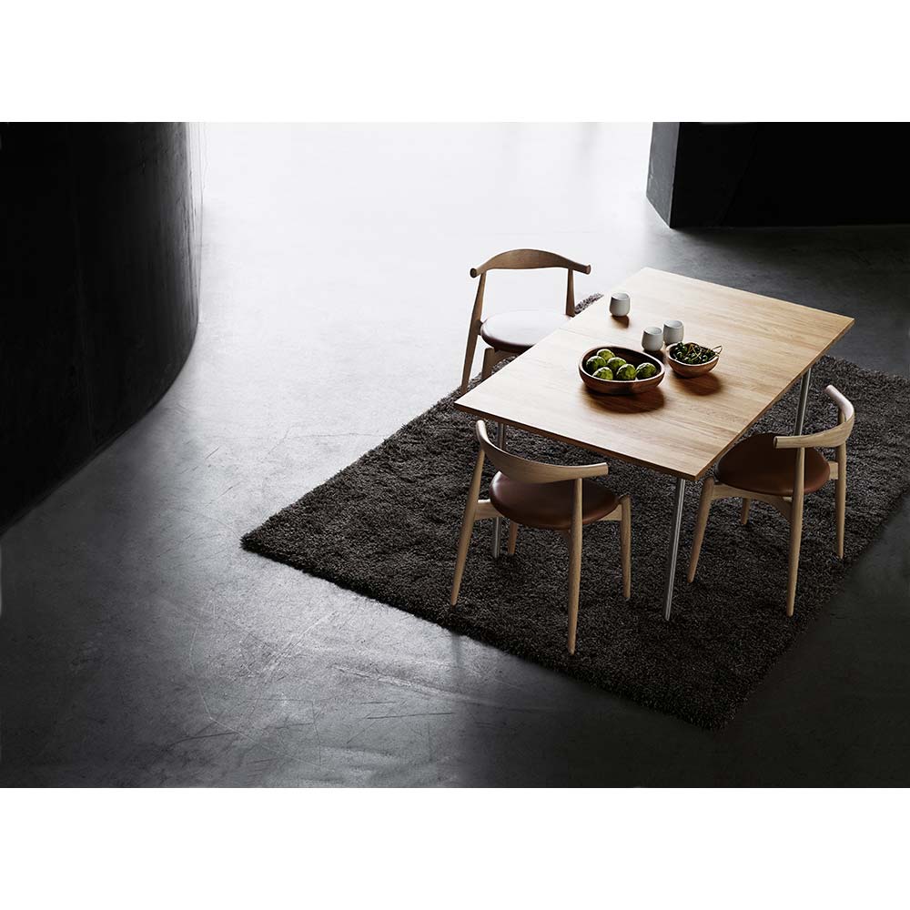 FALL DINING SALE UP TO 30% OFF CH20 Elbow Dining Chair - Leather Thor 325, Oak White Oil