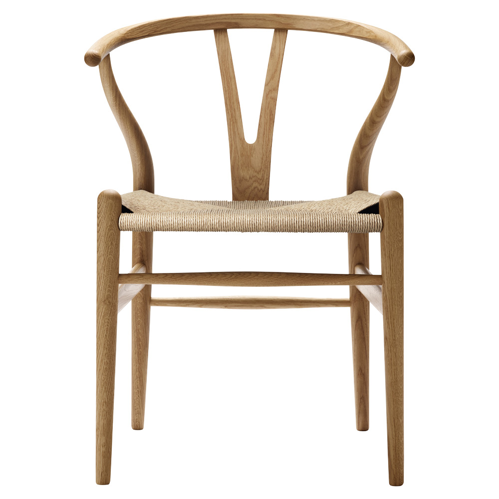 FALL DINING SALE UP TO 30% OFF CH24 Wishbone Dining Chair - Natural Paper Cord, Oak Oil