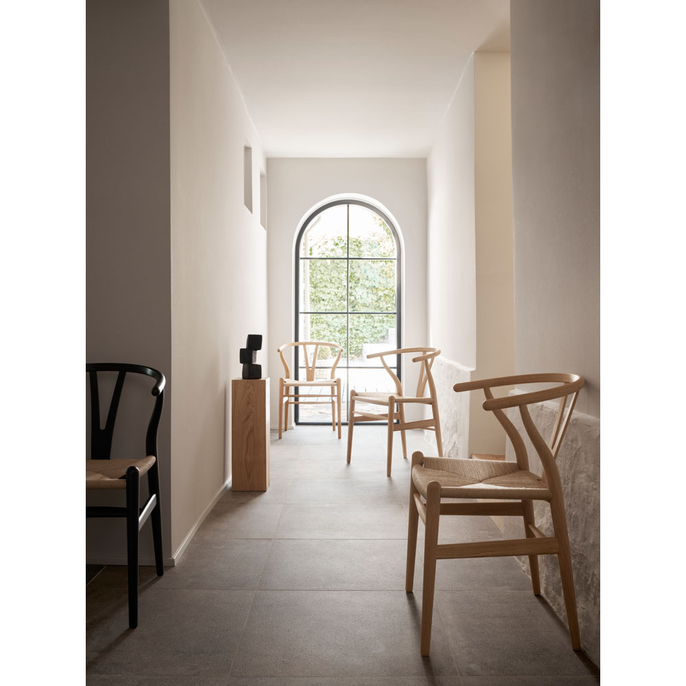 FALL DINING SALE UP TO 30% OFF CH24 Wishbone Dining Chair - Natural Paper Cord, Oak Oil