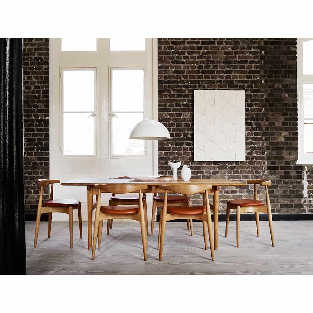FALL DINING SALE UP TO 30% OFF CH327 Dining Table - Oak Oil, 74.8"