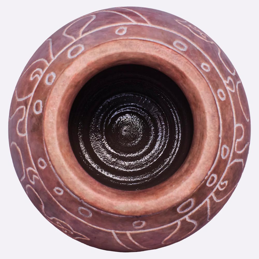 Frida Tall Vase - Brown