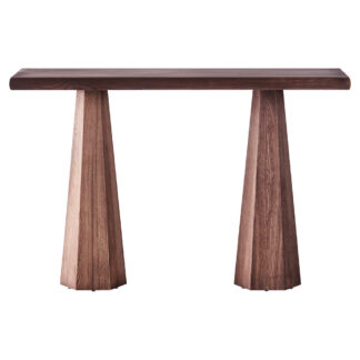 Hexagon Console Table - Stained Ash