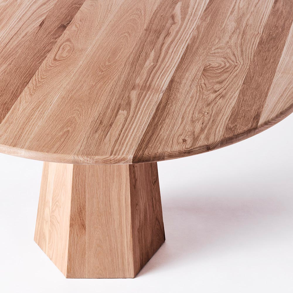 Hexagon Dining Table - Oak
