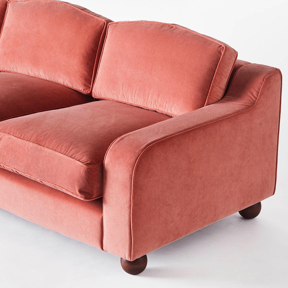 Lola Sofa - Vintage Pink