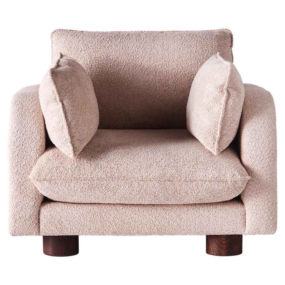 Miles Armchair - Beige Boucle