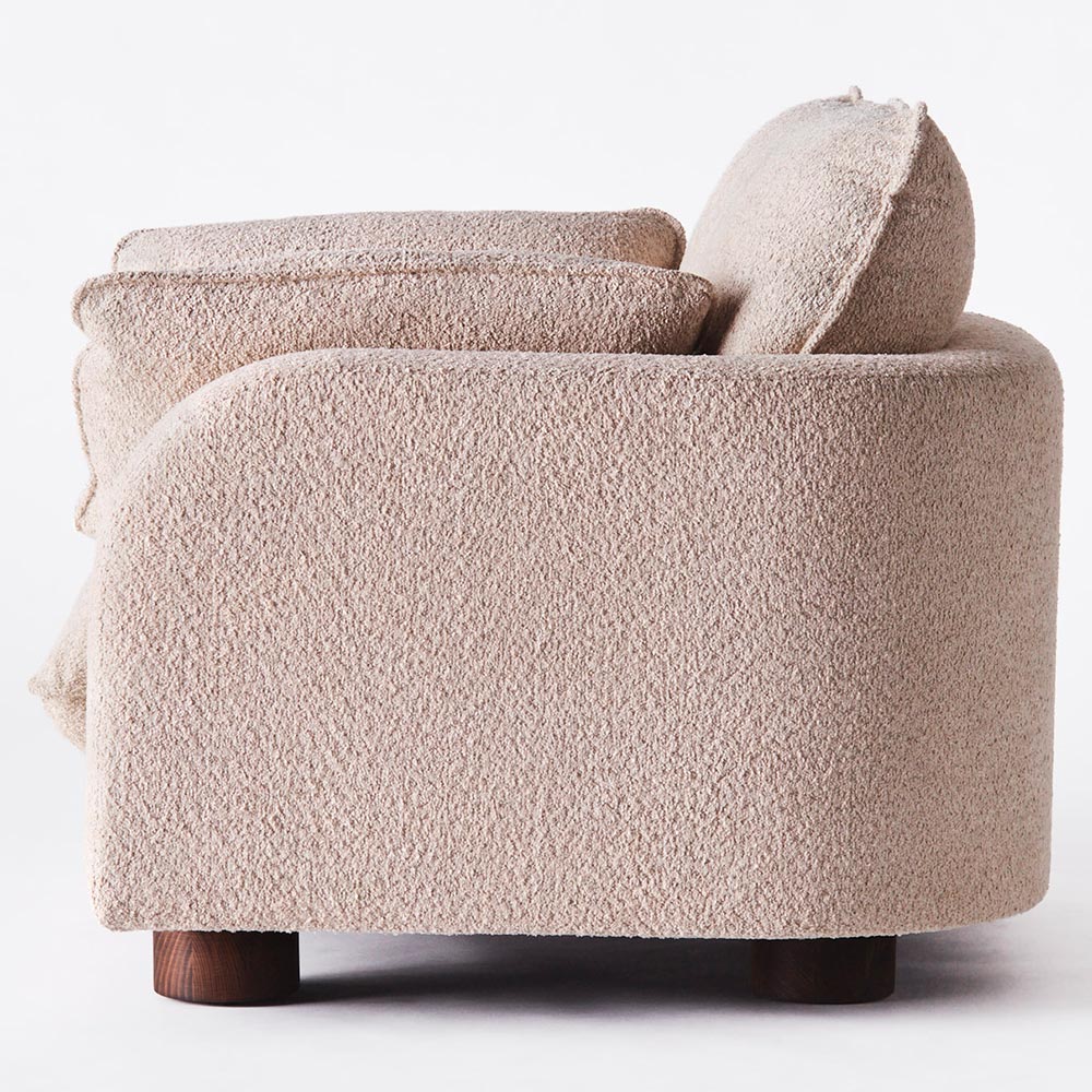 Miles Armchair - Beige Boucle