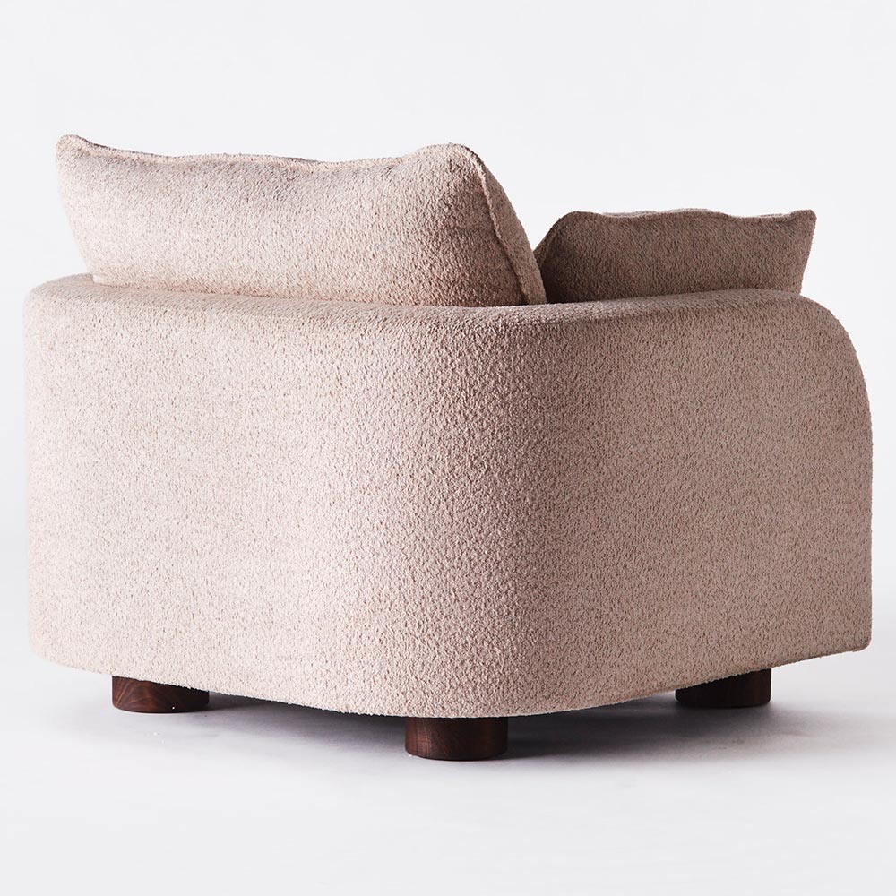Miles Armchair - Beige Boucle