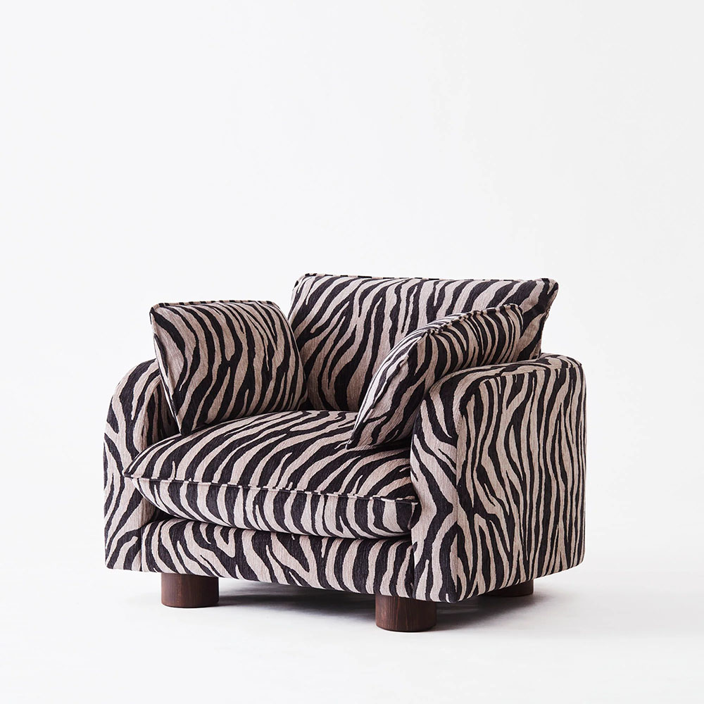 Miles Armchair - Zebra