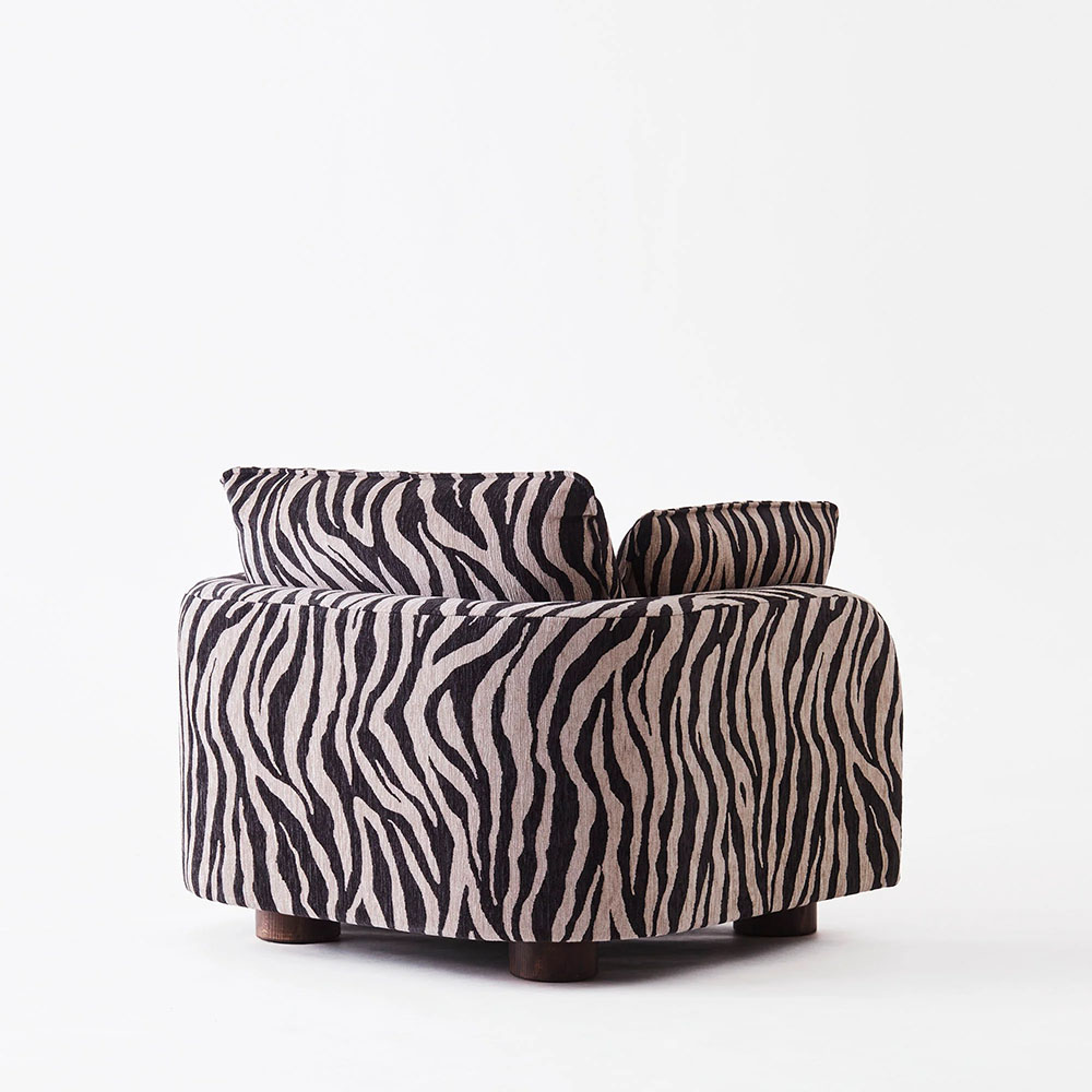 Miles Armchair - Zebra