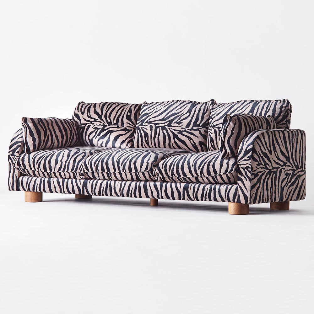 Miles Sofa - Zebra