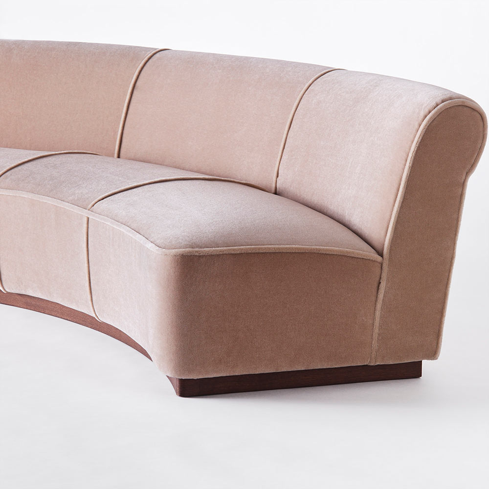 Paris Sofa - Baby Velvet Mohair
