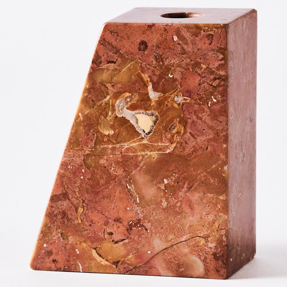 Pyramid Candle Holders - Red | Rouse Home