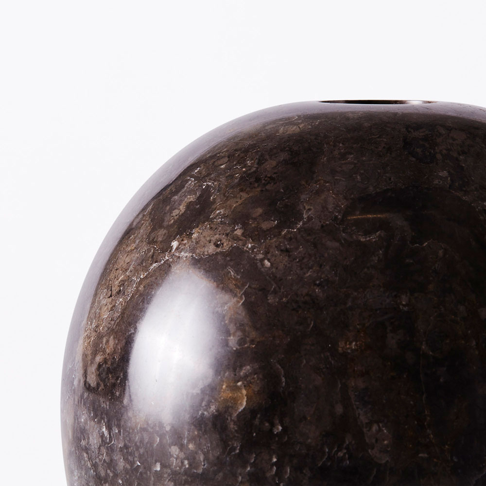 Sphere Large Candle Holder - Gray | Rouse Home