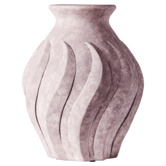 Swirl Large Vase - Gray