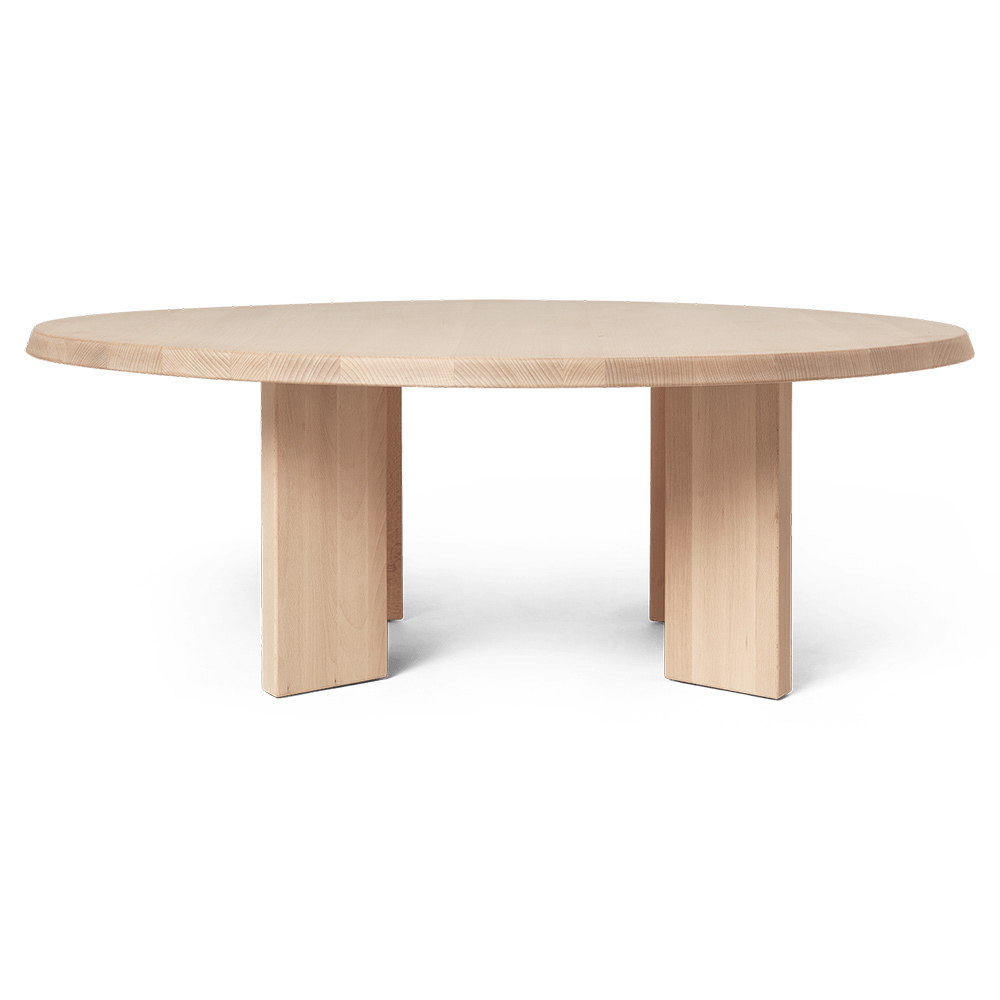 Tarn Coffee Table - White Oiled Beech