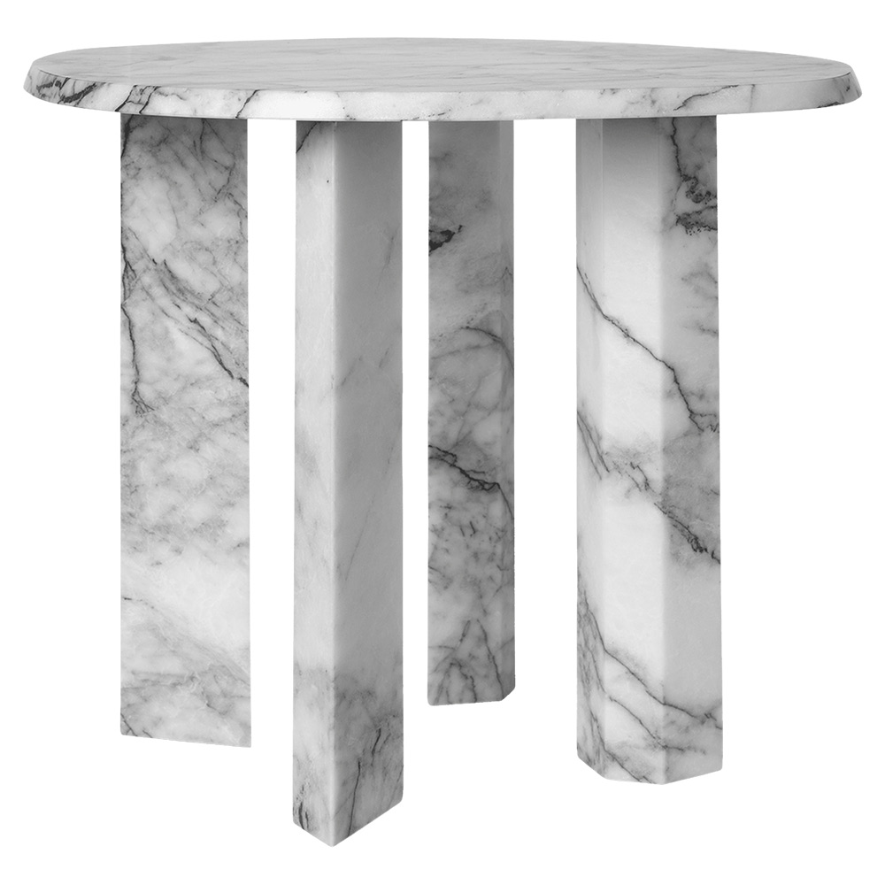 Taula Side Table - White