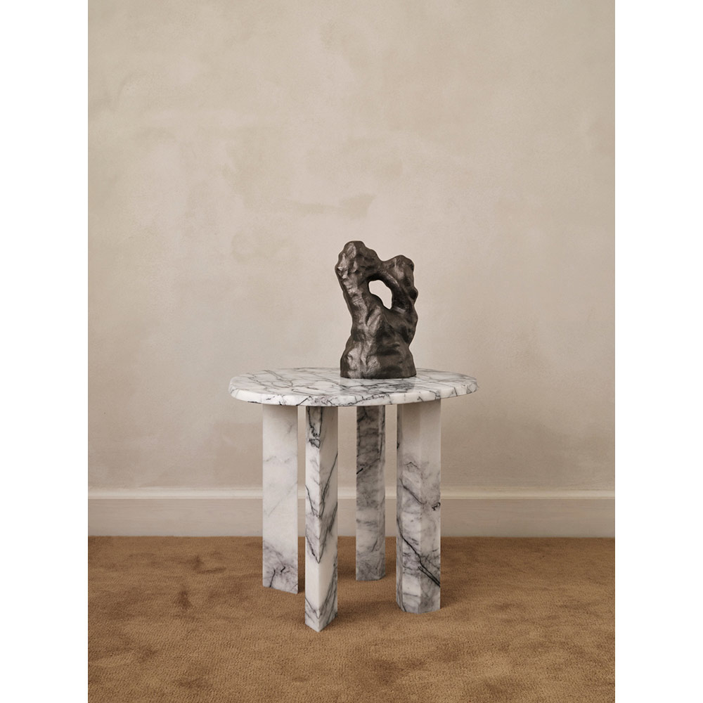 Taula Side Table - White