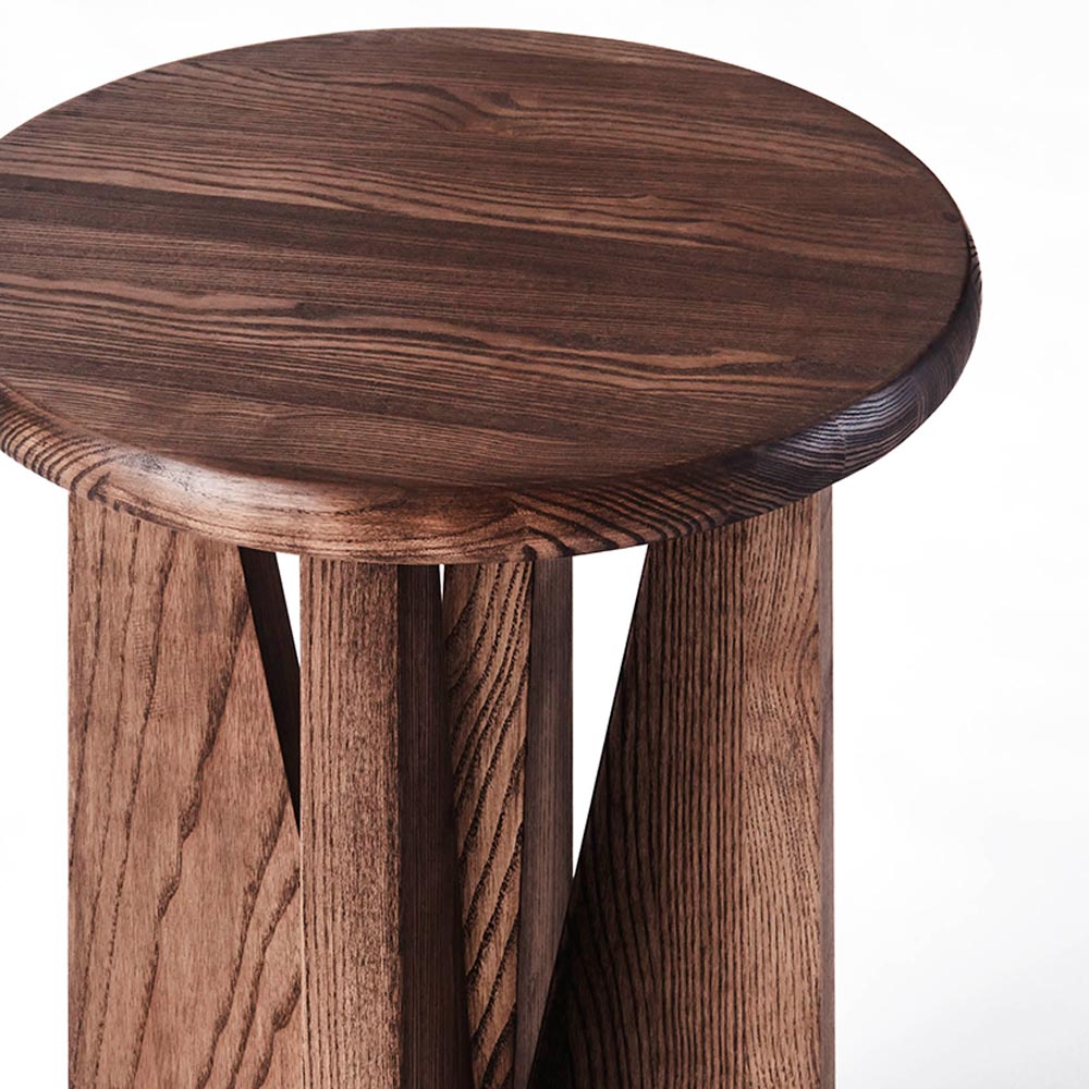 V Side Table - Stained Ash