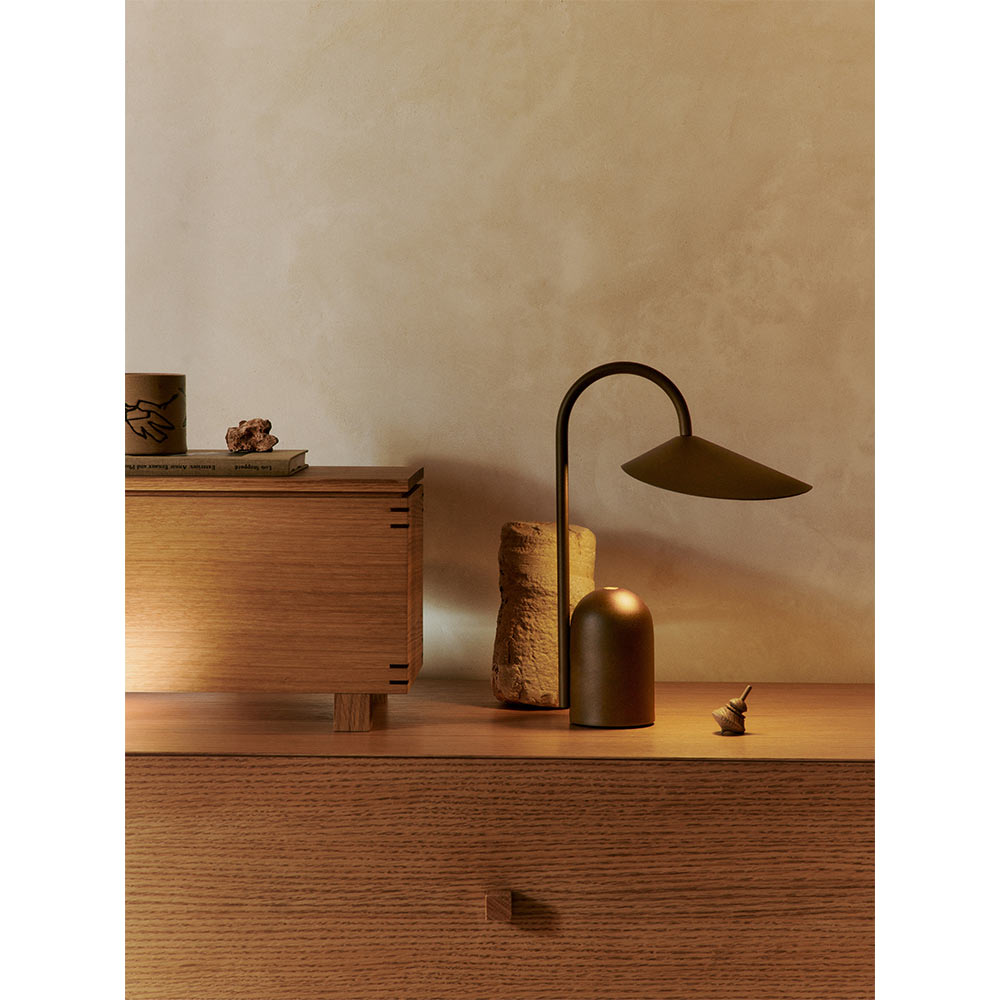 Arum Portable Lamp Dark Chocolate 2 | Rouse Home