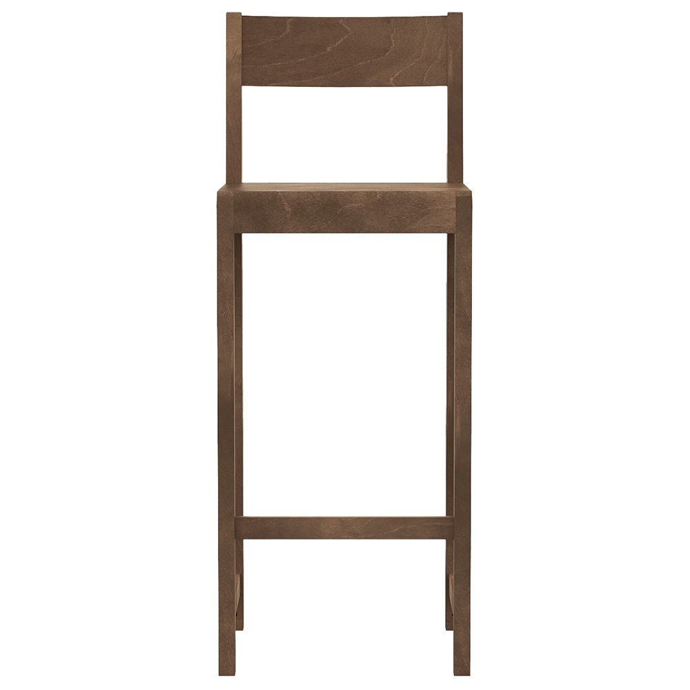 Bar Chair 01 - Dark Brown Birch