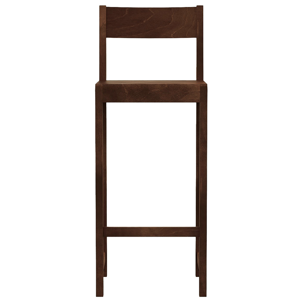 Bar Chair 01 - Dark Brown Birch