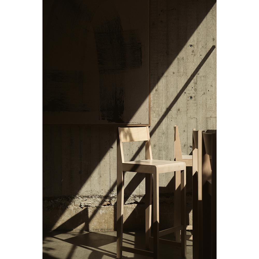 Bar Chair 01 - Natural Birch