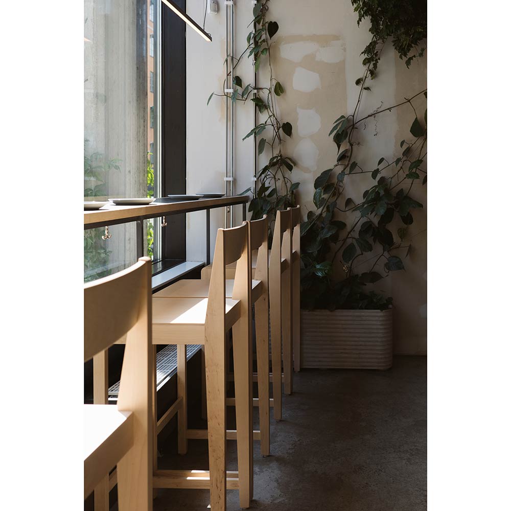 Bar Chair 01 - Natural Birch