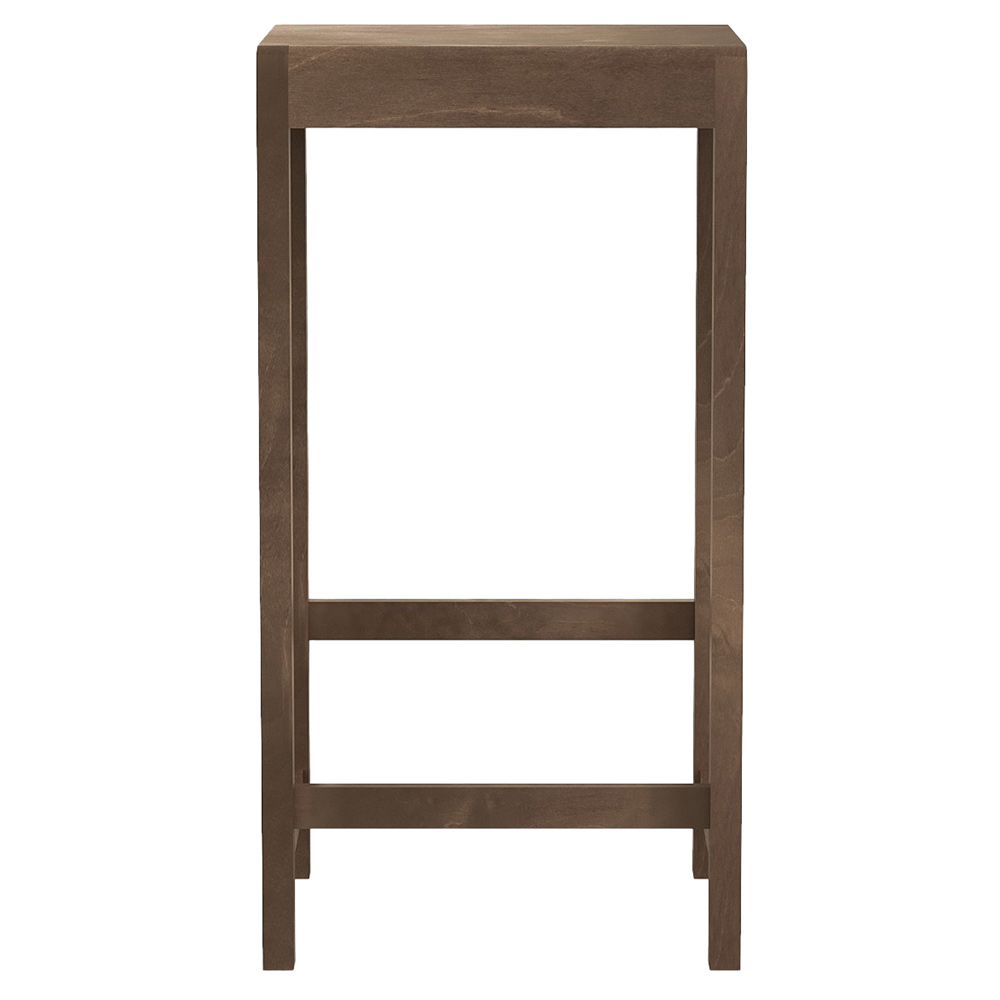 Bar Stool 01 - Dark Brown Birch