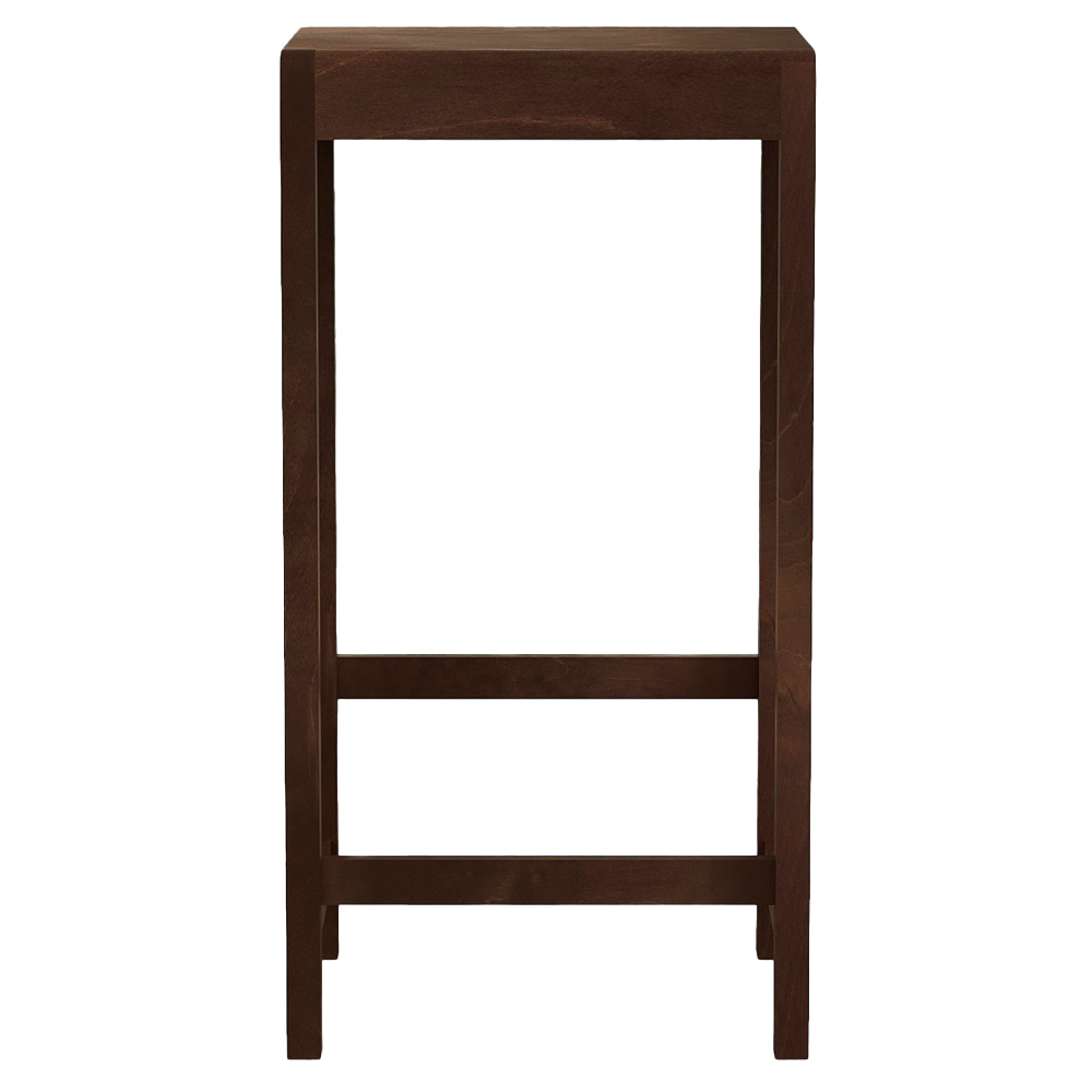 Bar Stool 01 - Dark Brown Birch