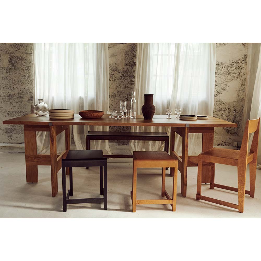 Bench 01 - Dark Brown Birch