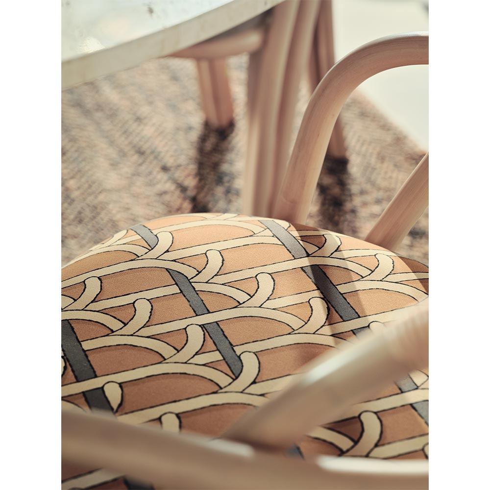 Bistra Dining Armchair - Natural Lacquered Rattan | Rouse Home