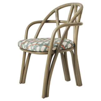 Bistra Dining Armchair - Olive Stained Rattan