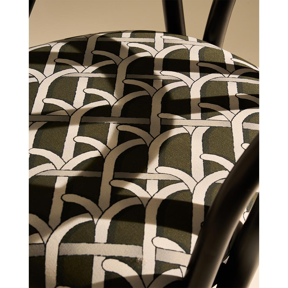 Bistra Lounge Chair - Ebony Painted Rattan | Rouse Home