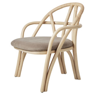 Bistra Lounge Chair - Natural Lacquered Rattan