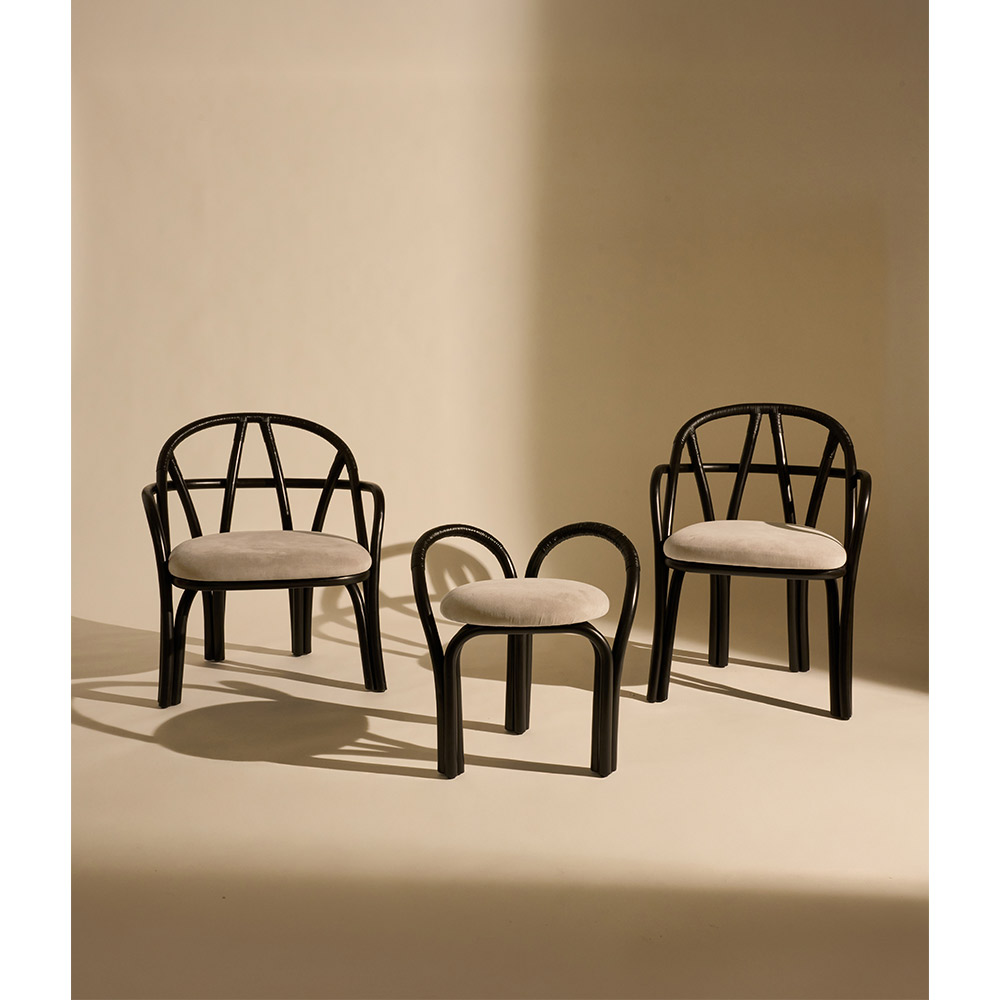 Bistra Stool - Ebony