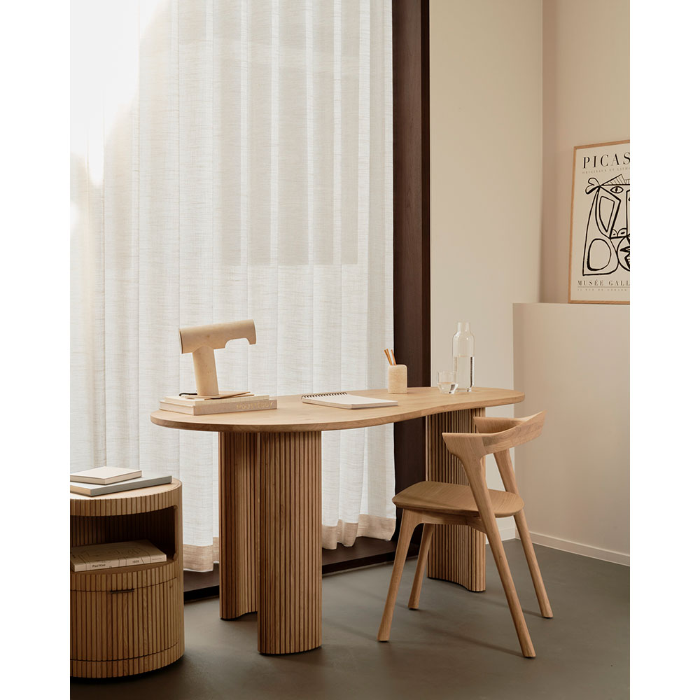 Boomerang Desk - Oak | Rouse Home