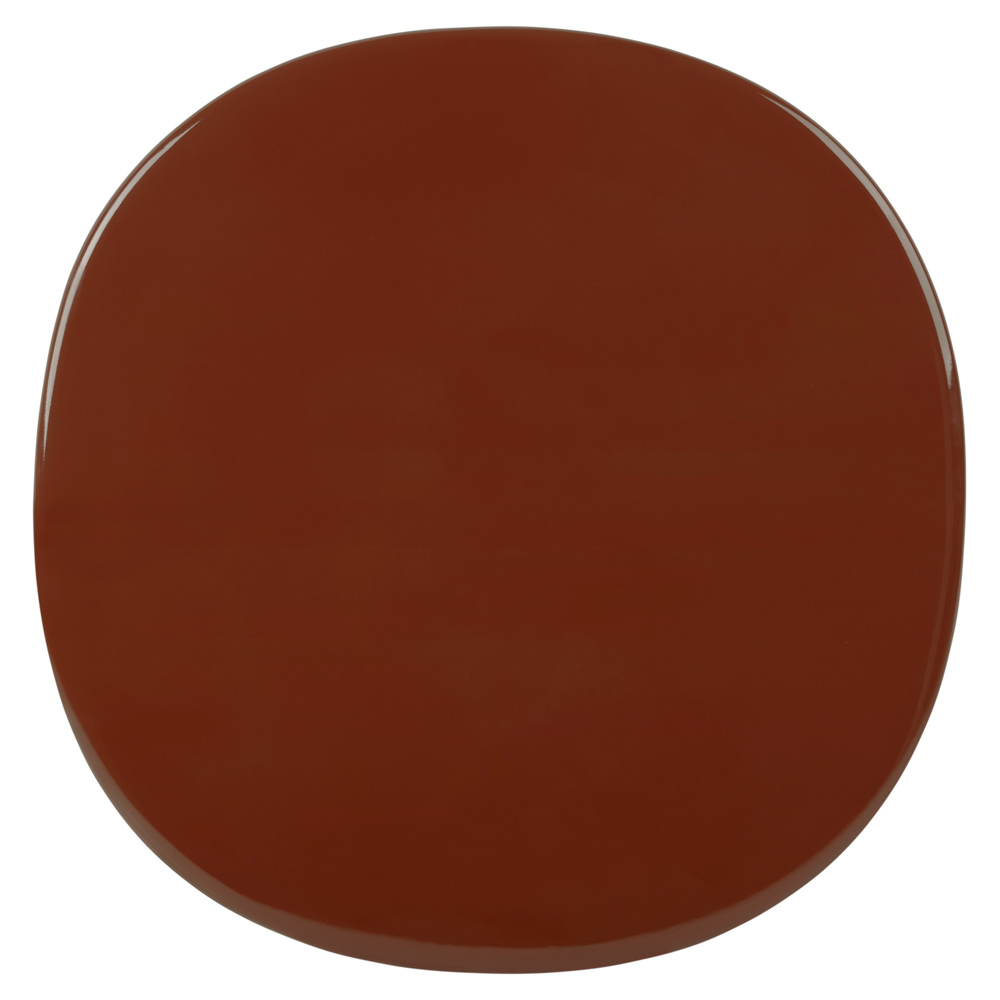 Carmel Bistro Lounge Table - Rock Red, Black Base
