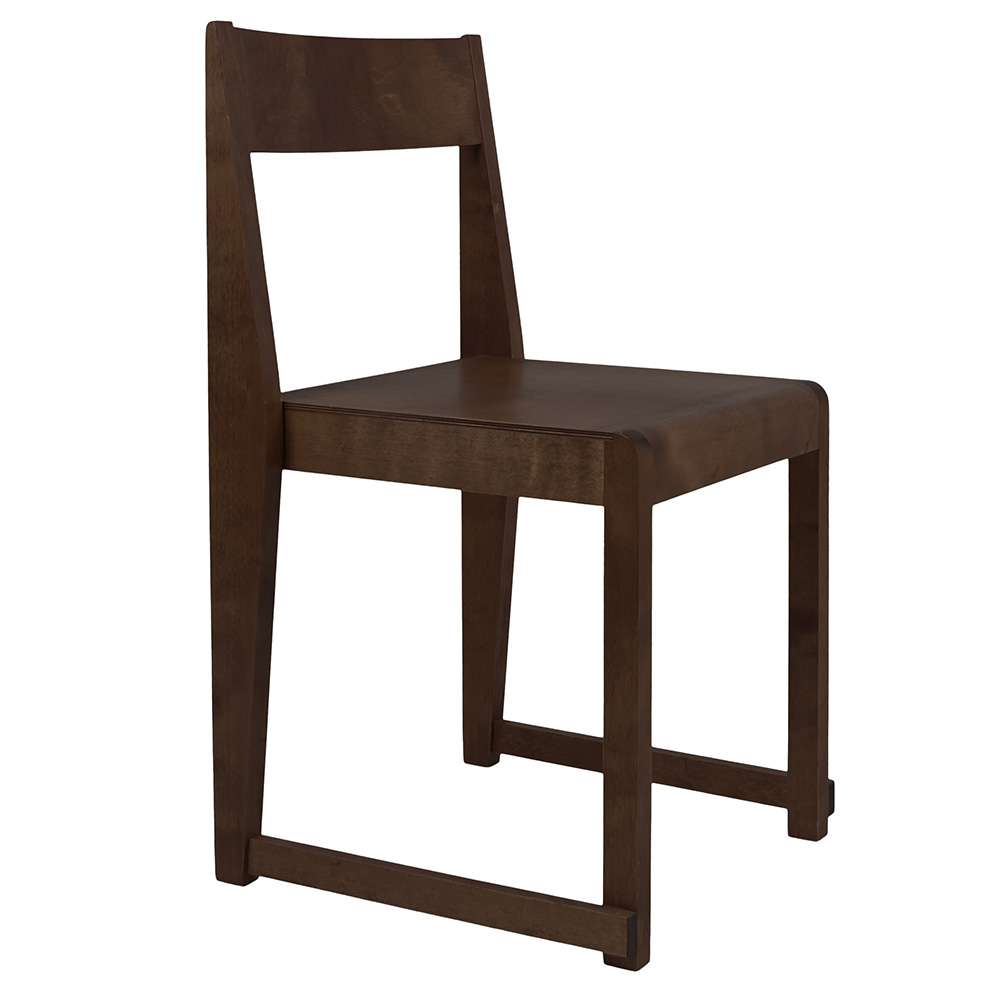 Chair 01 - Dark Brown Birch