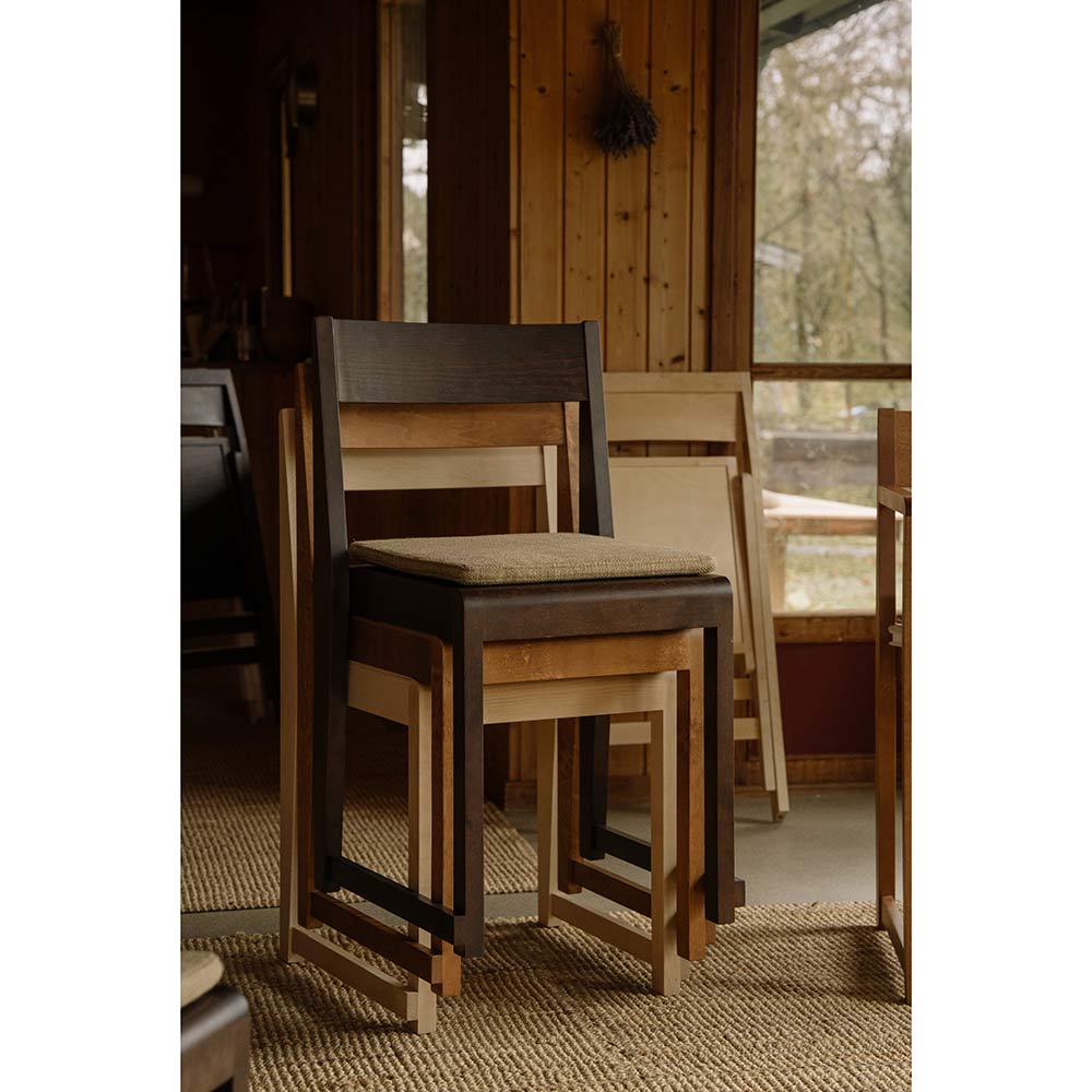 Chair 01 - Dark Brown Birch