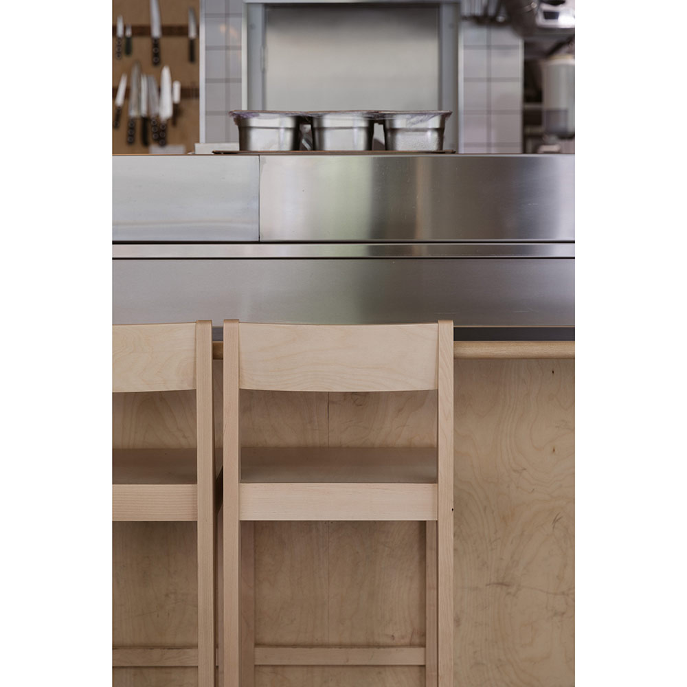 Counter Chair 01 - Natural Birch