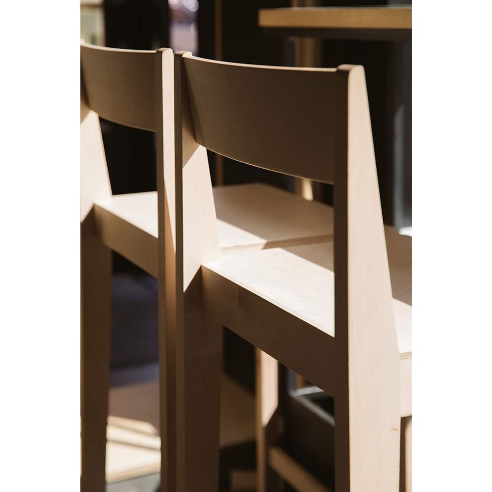 Counter Chair 01 - Natural Birch