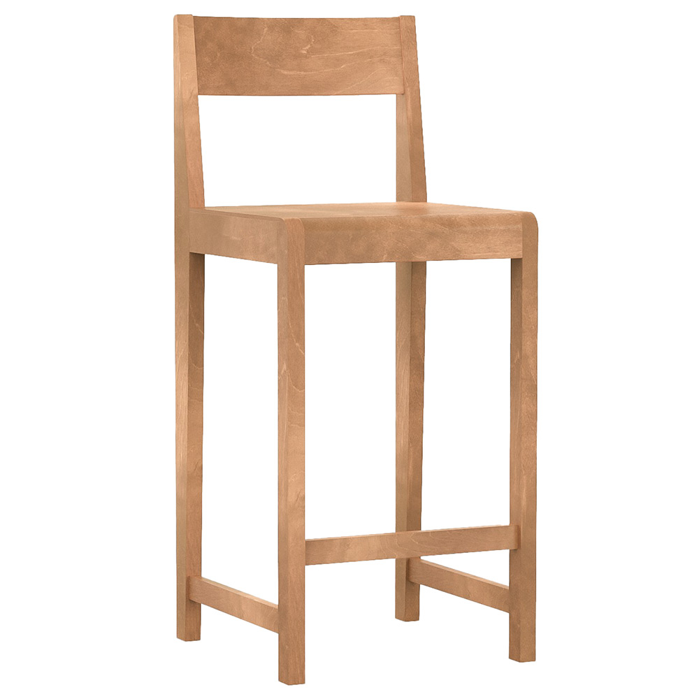 Counter Chair 01 - Warm Brown Birch