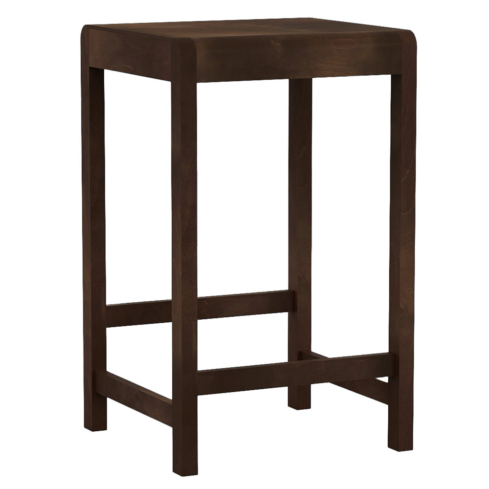 Counter Stool 01 - Dark Brown Birch