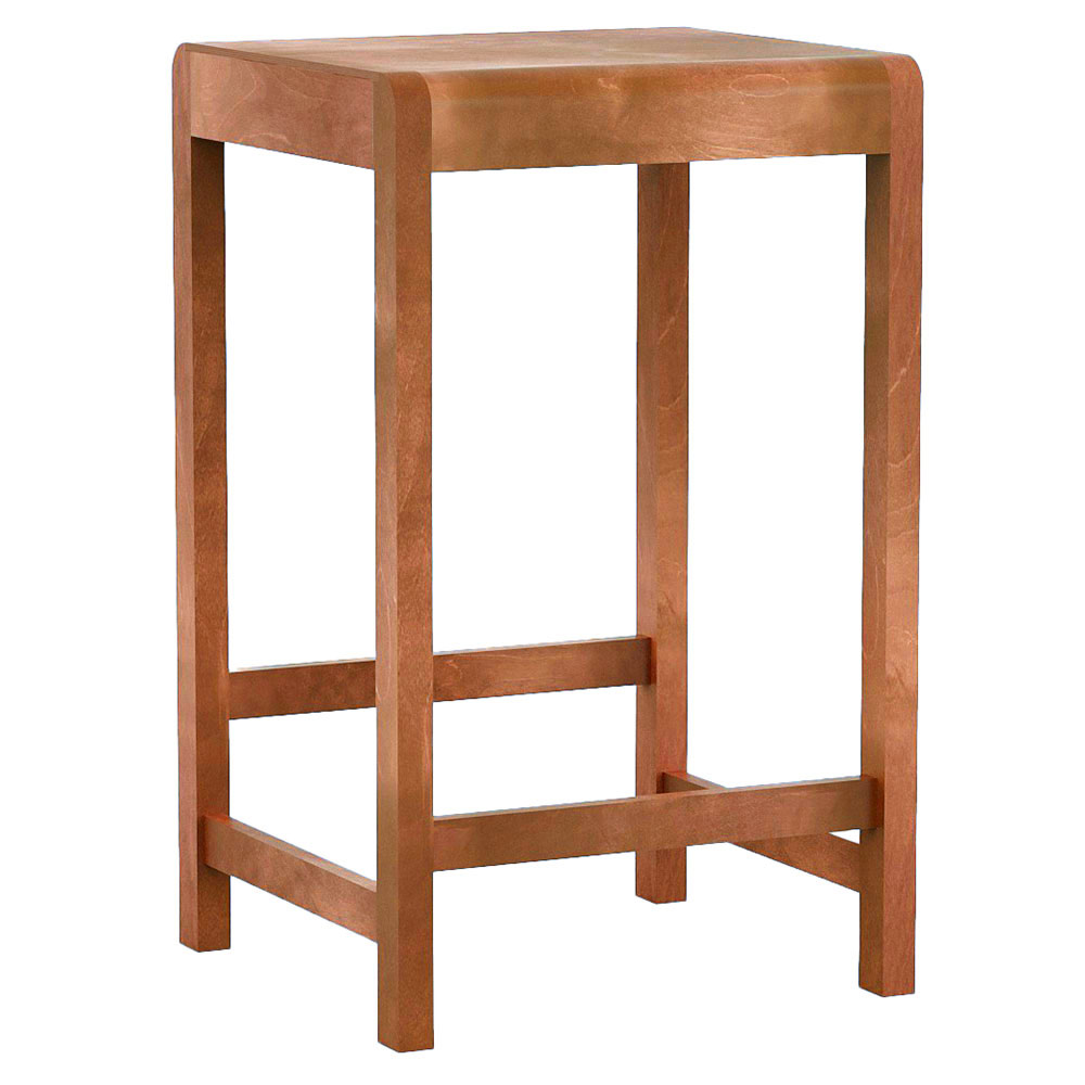 Counter Stool 01 - Warm Brown Birch