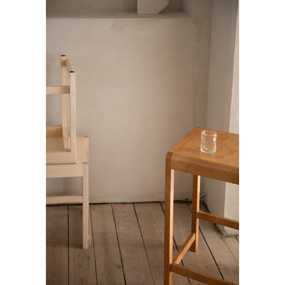 Counter Stool 01 - Warm Brown Birch