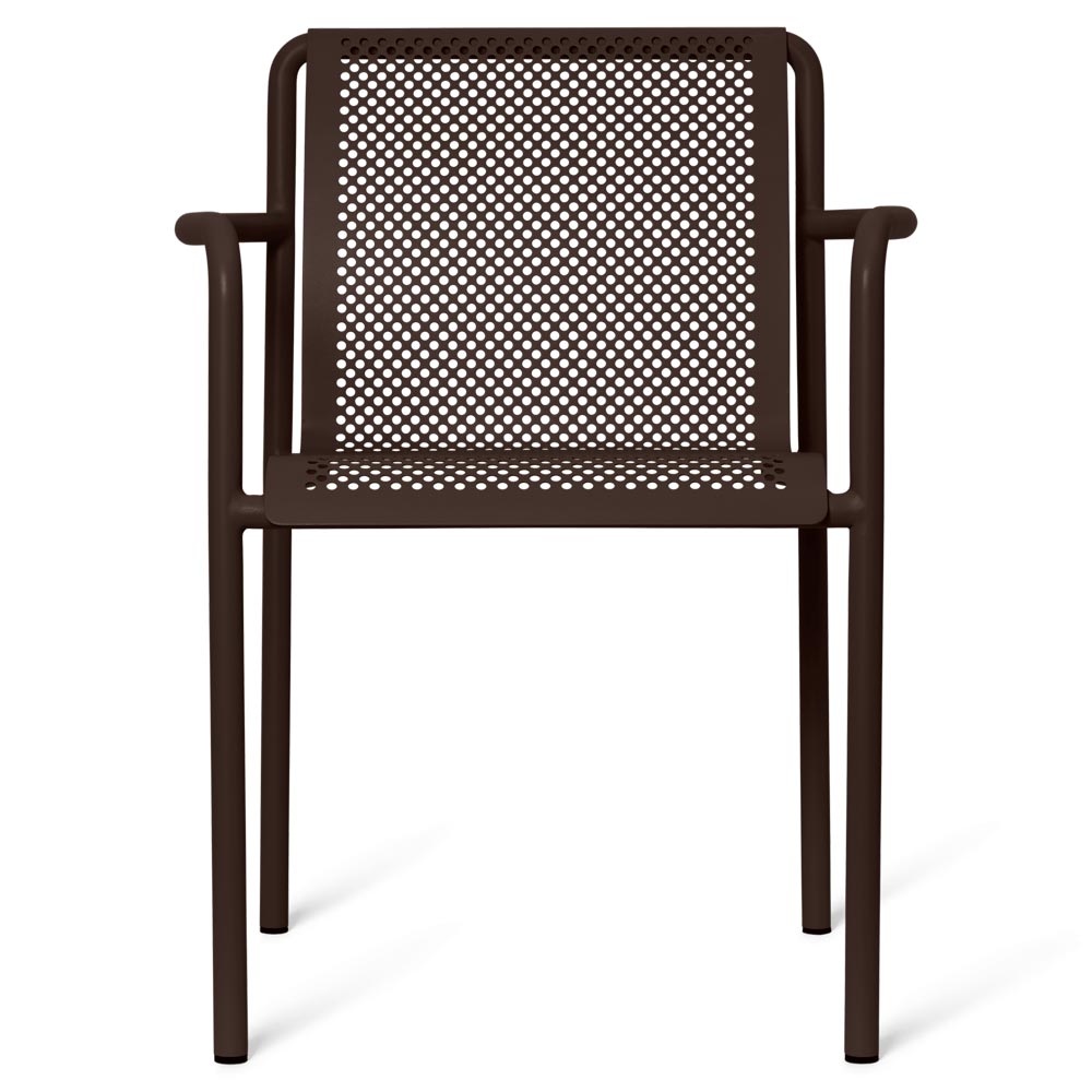 Dapple Chair With Arms - Dark Chocolate